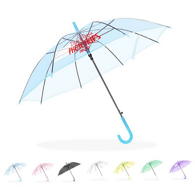 Clear Auto Open Stick Umbrella