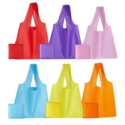 RPET Folding Tote With a Pouch