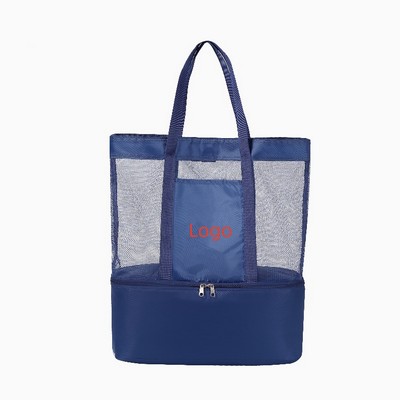 Beach Tote W/ Cooler (Undetachable)