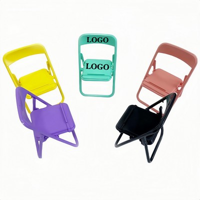 Foldable Chair Cell Phone Stand