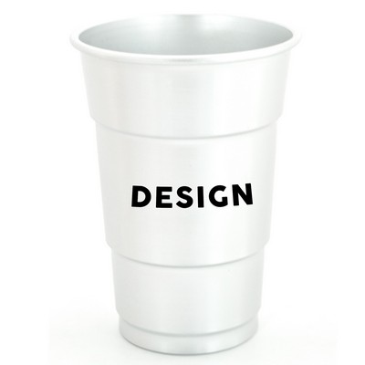 Reusable Food-Grade 16oz Aluminum Tumblers