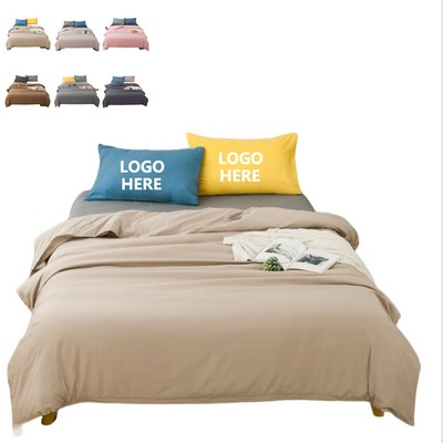 4-Piece Bedding Set w/ Heterochrosis Pillowcases