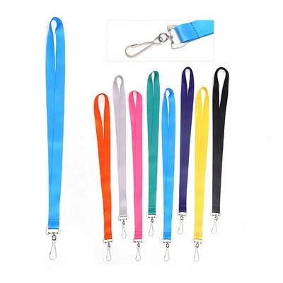Polyester Lanyards with Metal Hook