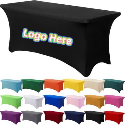 4' Flame Retardant Stretch Table Cover