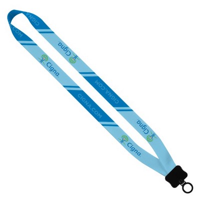 3/4" Dye-Sublimated Waffle Weave Lanyard