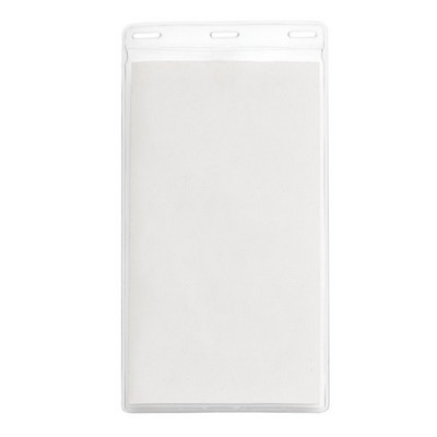 4" x 8" Blank Oversized Vertical Vinyl Pouch