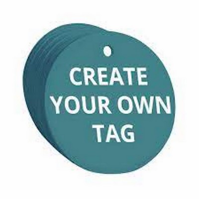 Round Hang Gift Tag- Full Color