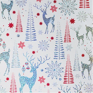 Sparkling Reindeer Gift Wrap