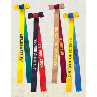 Custom Graduation Ribbon - with Bow