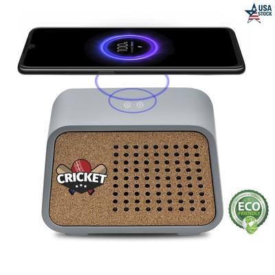 EchoPower Eco-Friendly Speaker and Wireless Charger