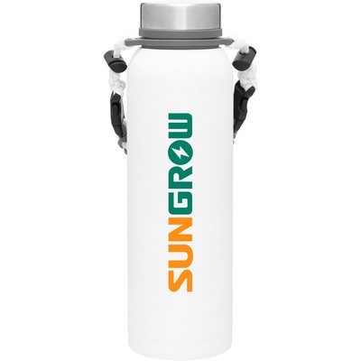 32 oz h2go Pine (Matte White)
