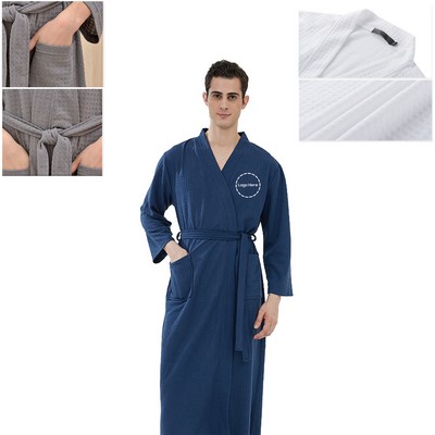 Waffle Knit Bathrobe