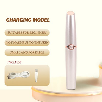 Eyebrow Trimmer for Woman, Electric Eyebrow Hair Remover for Women with LED Light, Painless