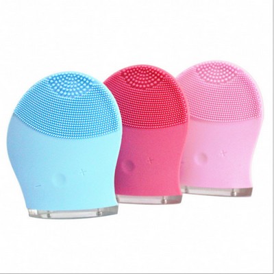 Sonic Facial Cleansing Brush - Gentle Silicone Care