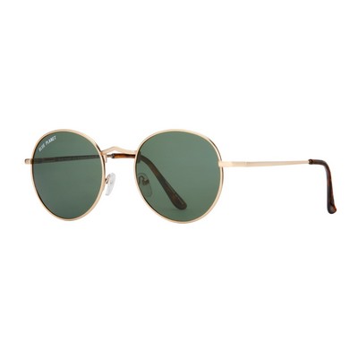 Ash Eco-Process Polarized Sunglasses w/Gold & Tortoise Frame