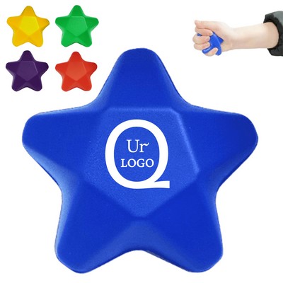 2.17 Inch Five-Pointed Star Stress Ball