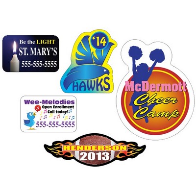 Custom 4 Color Process Outdoor Magnets (28.01 to 32.0 Sq. Inches)
