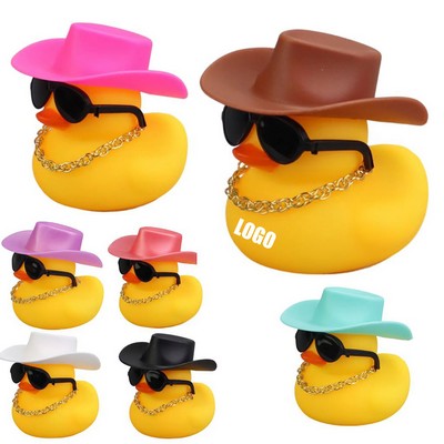 Rubber Duck With Hat And Sunglasses