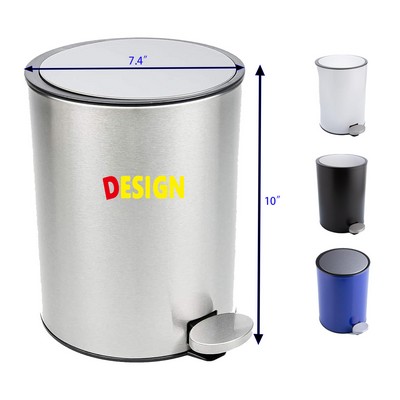 Garbage Can with Lids Bathroom Bin