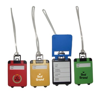 Travel Rolling Suitcase Tote Luggage Tags