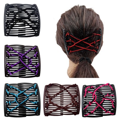 Variable Hair Comb Elastic Rope Discharger