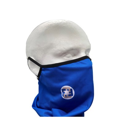 Full Sublimation Adult Face Bandana with Ear Loops
