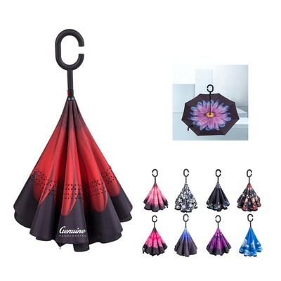 Reverse Umbrella with Night Light
