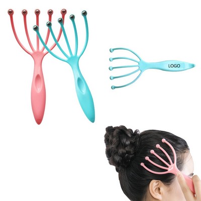 Portable Head Massager Tool with 5-Finger Design for Ultimate Relaxation