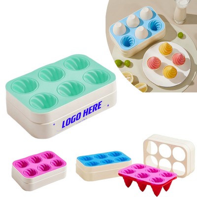 6 Pcs Cone Shape Ice Pop Mold