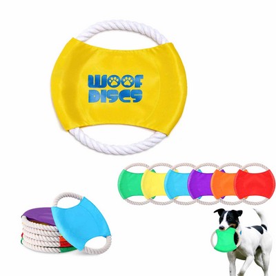 Flying Rope Disc Chewing Toy