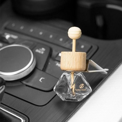 0.27 oz. Crystal Diamond Car Air Vent Perfume Bottle, Luxury Fragrance All The Way With