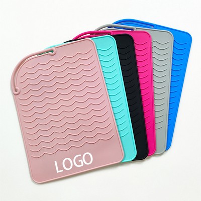 Silicone Anti-Slip Heat-Resistant Pad For Electric Hair Curler