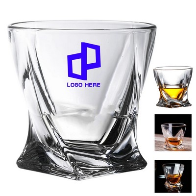 10Oz Twisted Style Whiskey Glass