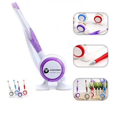 Desk Counter Ballpoint Pen W/ Stand & Cord