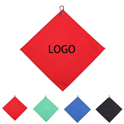 Golf Print Square Handkerchief