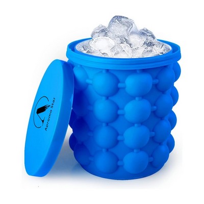 Silicone Ice Cube Maker and Bucket
