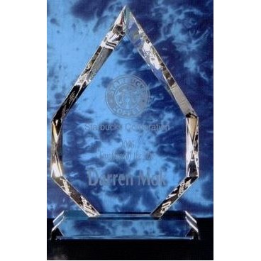 Large Legend Crystal Award (7" x 3" x 11)