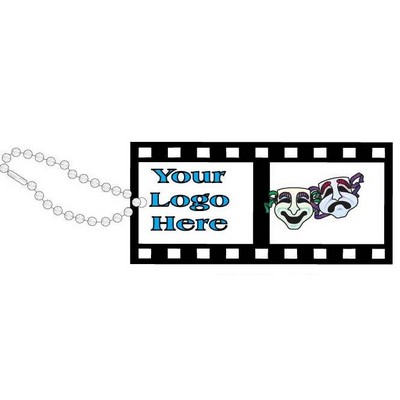 Comedy & Tragedy Promotional Key Chain w/ Black Back (8 Square Inch)