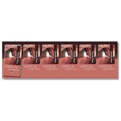 Rectangular Key Tag - Pricing is per 6 tag pack