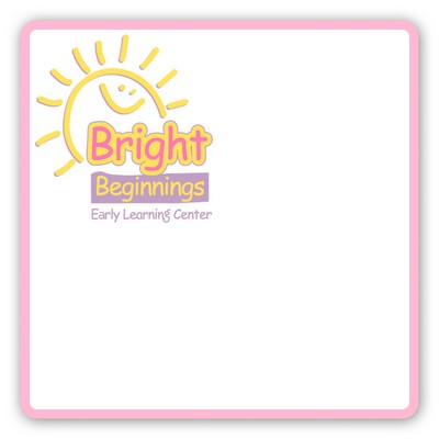 Laminated Name Badge (3"x3") Square