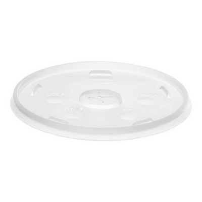 Straw-Slotted Lid, 32 Oz. Foam Cup
