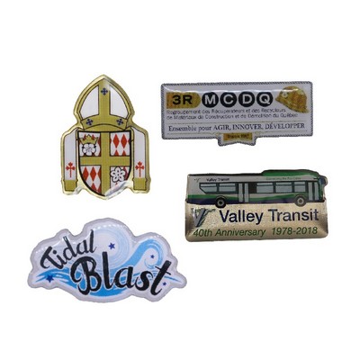 Imprinted Lapel Pin (1 1/2")