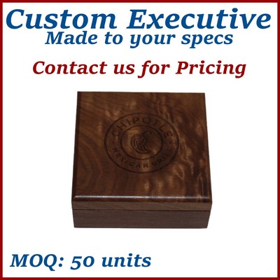 Custom Executive Presentation Wooden Box / Presentation Case - made to order, low minimums