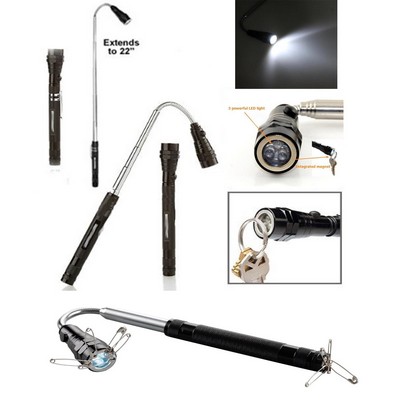 Promotek iBank® Super Bright LED Flashlight WITH MAGNETIZED PICK UP TOOL
