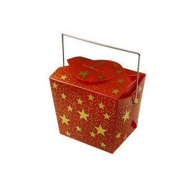 Star Print Take-Out Box
