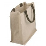 12" Canvas Shopping Tote