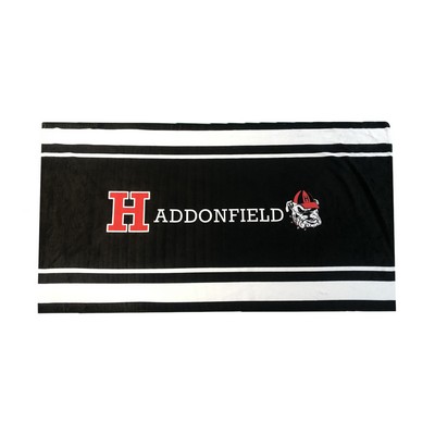 Sublimated Soft Silk Touch Velour Beach Towel