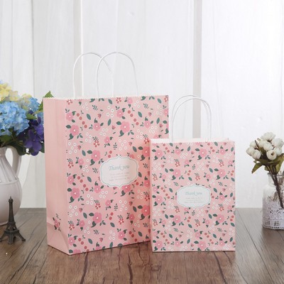 150g Kraft Paper bag with full color imprint on all sides (6.25*8*2.5")