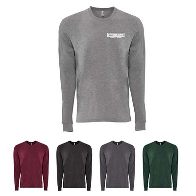 NEXT LEVEL™ Unisex Sueded Long Sleeve Crew Shirt
