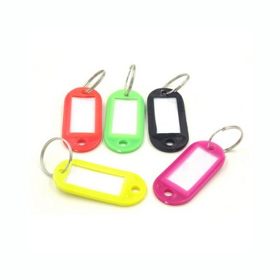 Keychain W/ Writable Label